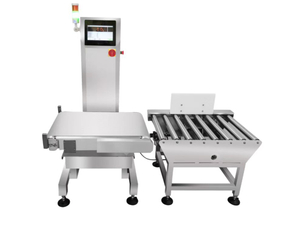 Touch Screen Conveyor Belt Food Scale Check Weigher With Rejector System Combined Convey Belt Checkweigher for Food